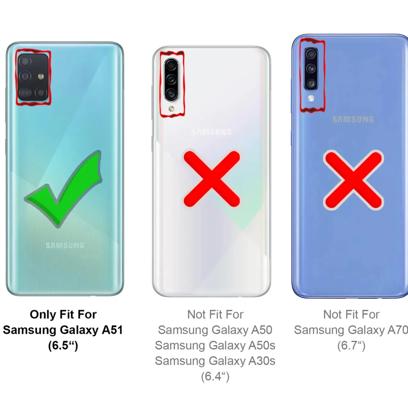 Samsung Galaxy A51 - 2x 9H Panzer Glasfolie, Displayfolie