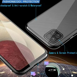 Samsung Galaxy A22 5G - 360° Glas Hülle mit Rundumschutz