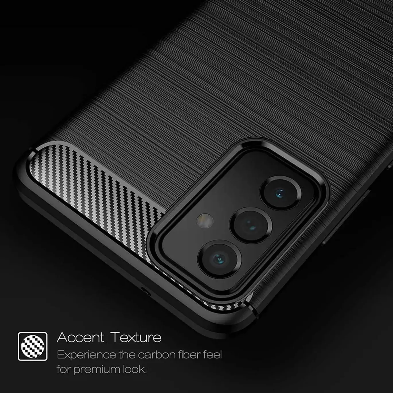 Samsung Galaxy A13 5G / A04s - Carbon Case Hülle, stoßfest