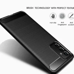 Samsung Galaxy A13 5G / A04s - Carbon Case Hülle, stoßfest