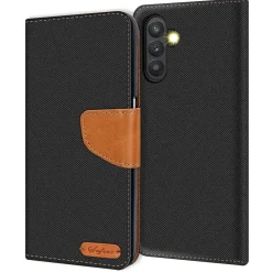 Samsung Galaxy A13 5G / A04s - Jeanslook Klapphülle mit Kartenfach