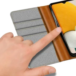 Samsung Galaxy A13 5G / A04s - Jeanslook Klapphülle mit Kartenfach