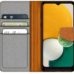 Samsung Galaxy A13 5G / A04s - Jeanslook Klapphülle mit Kartenfach