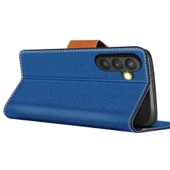 Samsung Galaxy A13 5G / A04s - Jeanslook Klapphülle mit Kartenfach