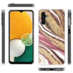 Samsung Galaxy A13 5G / A04s - Marmor & Sand Design Hülle