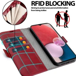 Samsung Galaxy A13 5G / A04s - Robuste Klapphülle mit RFID Block