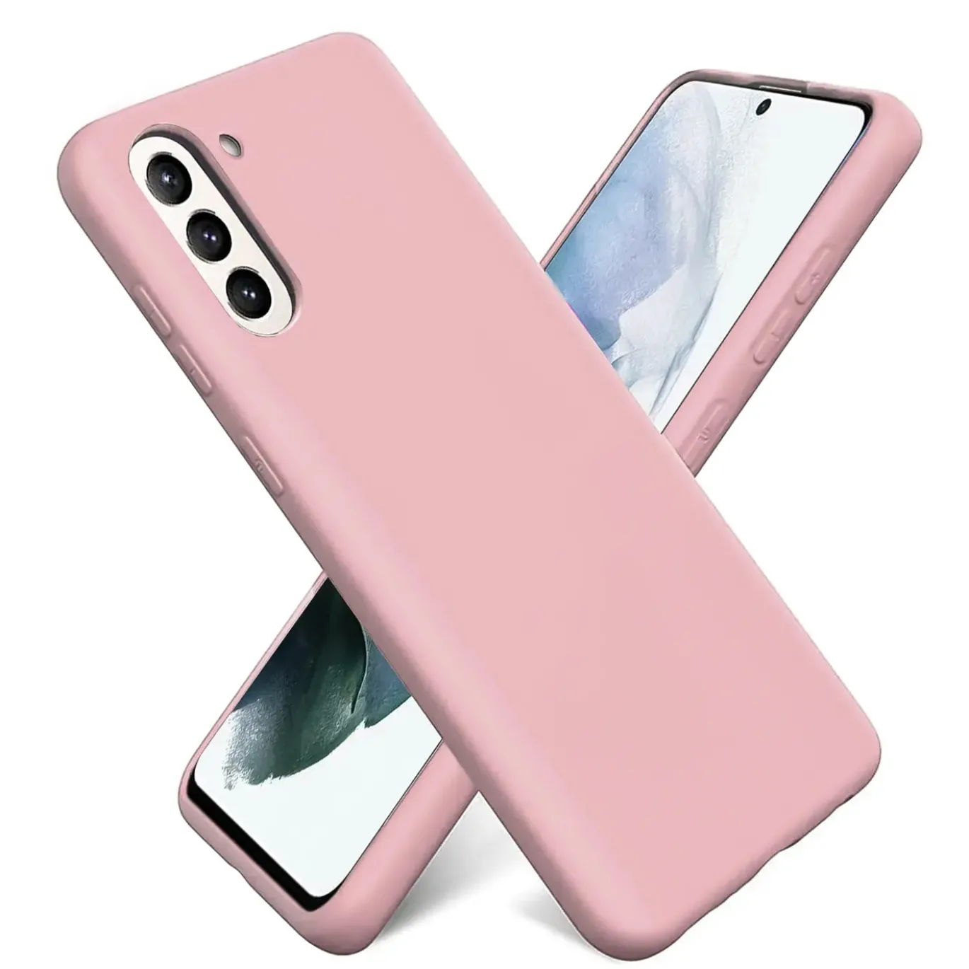 Samsung Galaxy A13 5G / A04s - Silikon Case mit Mikrofaser-Innenseite