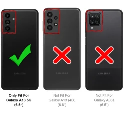 Samsung Galaxy A13 5G / A04s - Silikon Case mit Mikrofaser-Innenseite