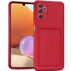 Samsung Galaxy A13 5G / A04s - Silikonhülle mit Kartenfach & Kameraschutz