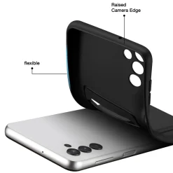 Samsung Galaxy A13 5G / A04s - Silikonhülle mit Kartenfach & Kameraschutz