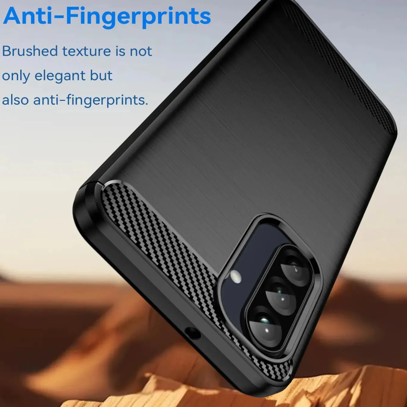 Samsung Galaxy A26 5G - Carbon Case Hülle, stoßfest