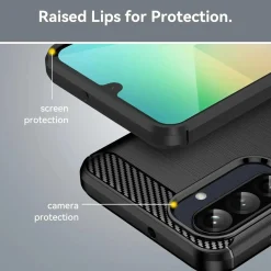 Samsung Galaxy A26 5G - Carbon Case Hülle, stoßfest