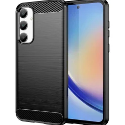 Samsung Galaxy A35 5G - Carbon Case Hülle, stoßfest