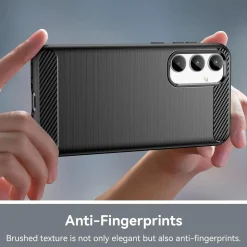 Samsung Galaxy A35 5G - Carbon Case Hülle, stoßfest