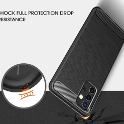 Samsung Galaxy A32 5G - Carbon Case Hülle, stoßfest