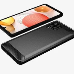 Samsung Galaxy A42 5G - Carbon Case Hülle, stoßfest