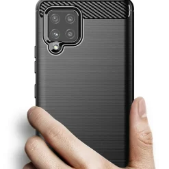 Samsung Galaxy A42 5G - Carbon Case Hülle, stoßfest