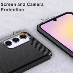 Samsung Galaxy A25 5G - Carbon Case Hülle, stoßfest