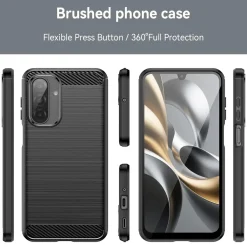 Samsung Galaxy A17 5G - Carbon Case Hülle, stoßfest