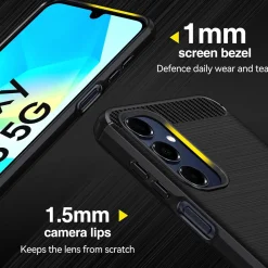 Samsung Galaxy A16 5G - Carbon Case Hülle, stoßfest