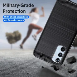 Samsung Galaxy A34 5G - Carbon Case Hülle, stoßfest