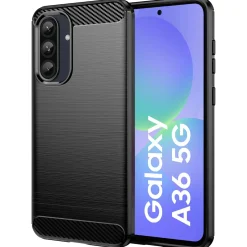 Samsung Galaxy A36 5G - Carbon Case Hülle, stoßfest