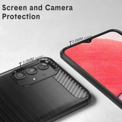 Samsung Galaxy A13 4G - Carbon Case Hülle, stoßfest