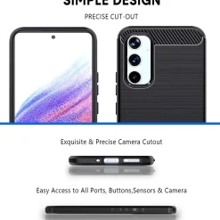 Samsung Galaxy A54 5G - Carbon Case Hülle, stoßfest