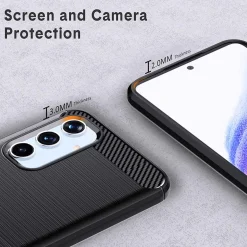 Samsung Galaxy A54 5G - Carbon Case Hülle, stoßfest