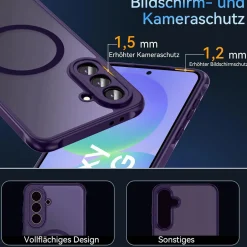 Samsung Galaxy A56 5G - Farbige MagSafe Hülle mit Kameraschutz