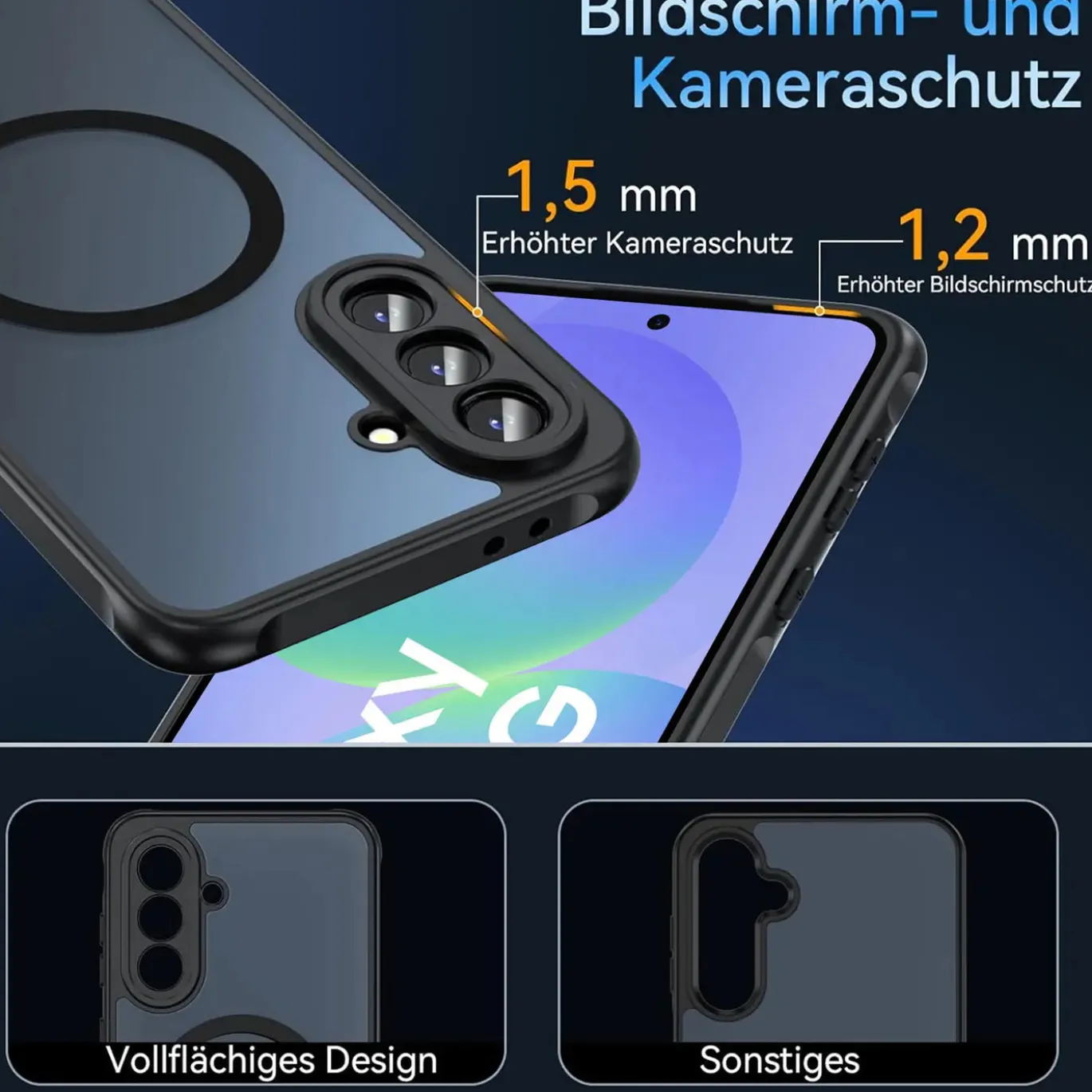 Samsung Galaxy A36 5G - Farbige MagSafe Hülle mit Kameraschutz