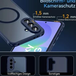 Samsung Galaxy A56 5G - Farbige MagSafe Hülle mit Kameraschutz