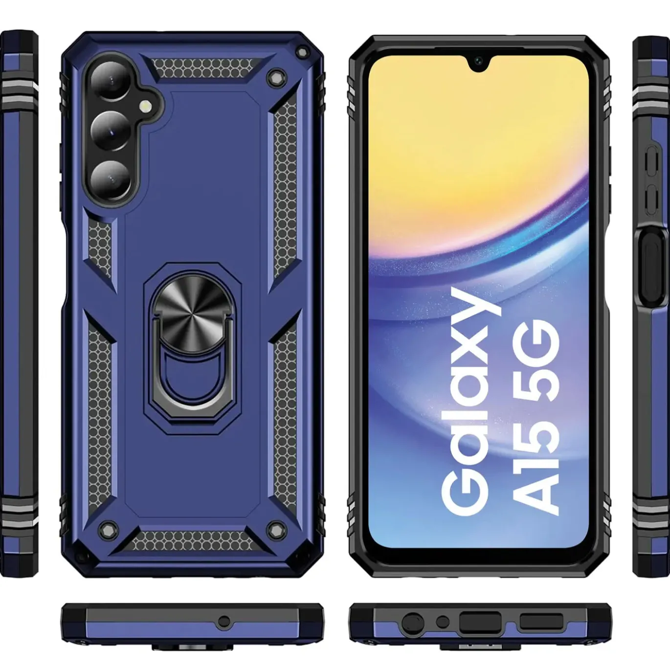 Samsung Galaxy A15 4G / 5G - Outdoor Hardcase mit Ringhalter