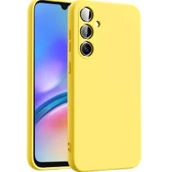 Samsung Galaxy A15 4G / 5G - Silikon Case mit Mikrofaser-Innenseite