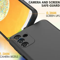 Samsung Galaxy A14 4G / 5G - Slim Silikon Backcover Schwarz