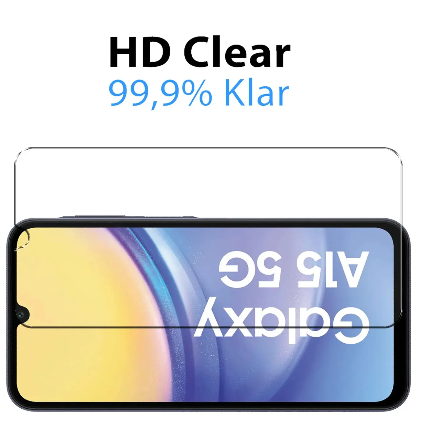 Samsung Galaxy A15 4G / 5G - 2x 9H Panzer Glasfolie, Displayfolie