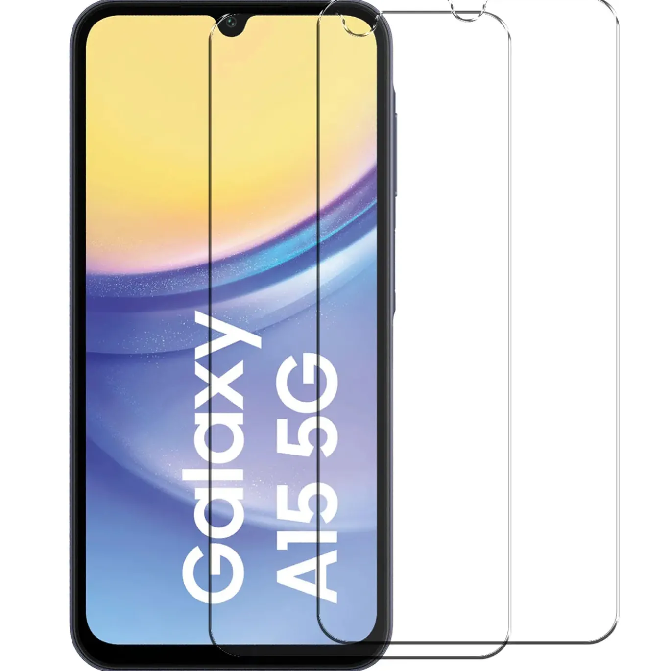Samsung Galaxy A15 4G / 5G - 2x 9H Panzer Glasfolie, Displayfolie