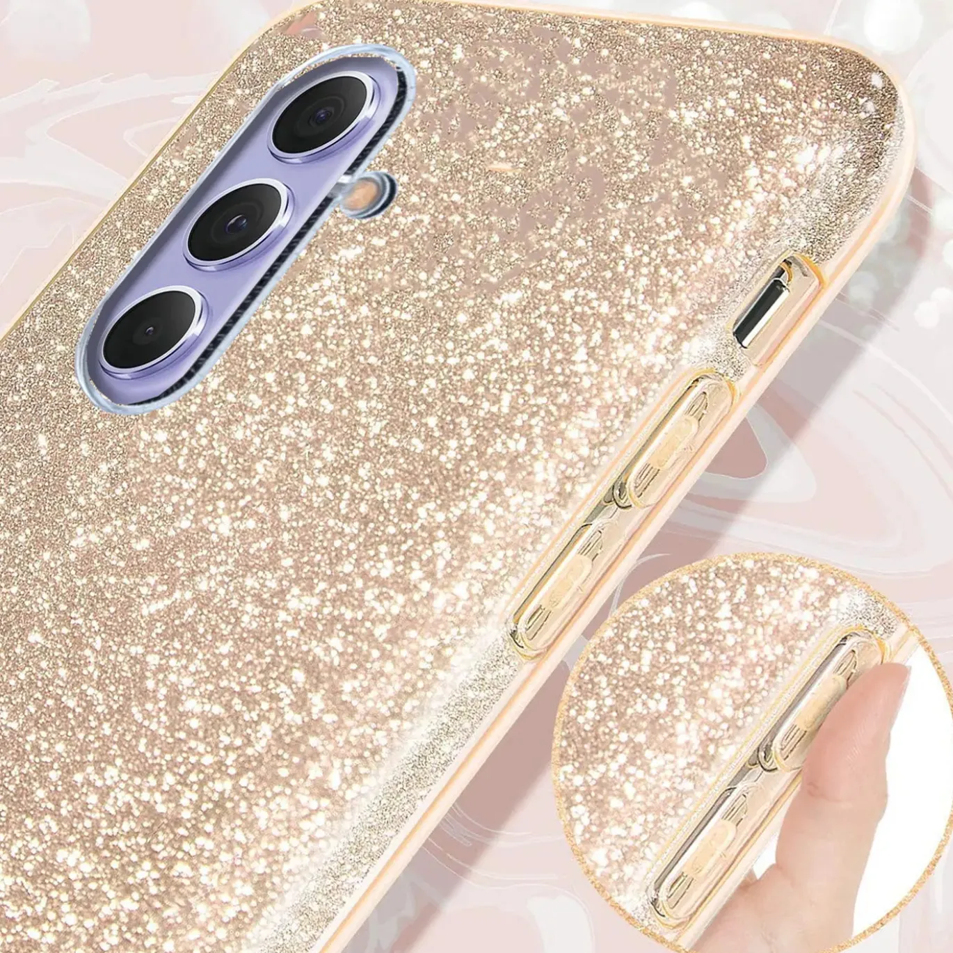 Samsung Galaxy A34 5G - Glitzer TPU Hülle