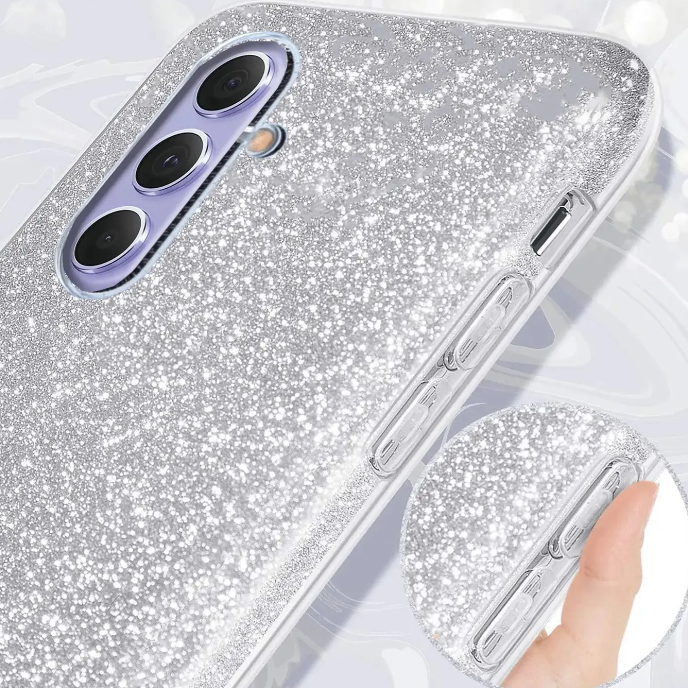 Samsung Galaxy A34 5G - Glitzer TPU Hülle