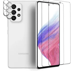 Samsung Galaxy A53 5G - 9H Displayschutzfolie 2x Display & Kamera