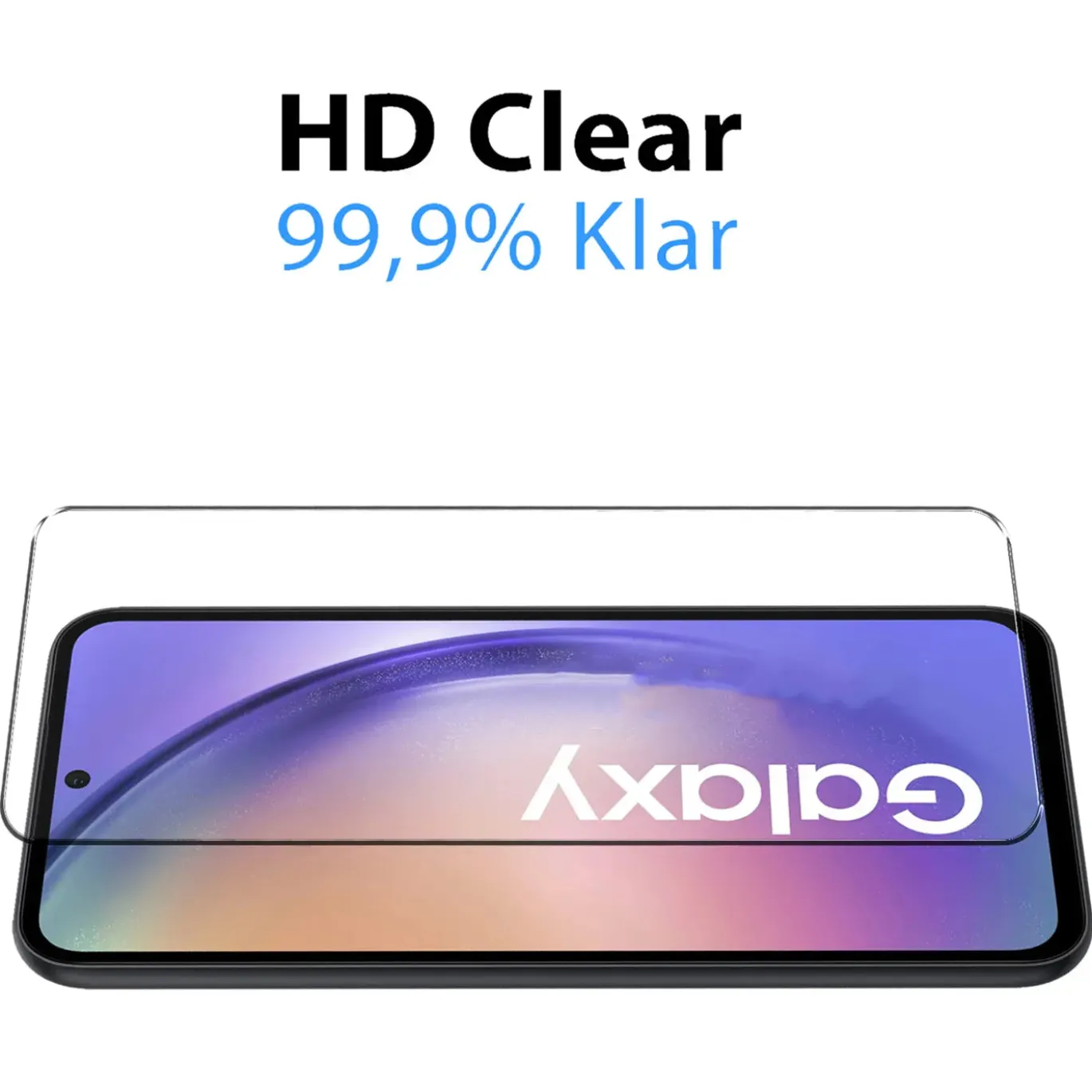 Samsung Galaxy A55 5G - 9H Displayschutzfolie 2x Display & Kamera