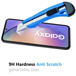 Samsung Galaxy A36 5G - 9H Displayschutzfolie 2x Display & Kamera