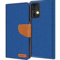 Samsung Galaxy A53 5G - Jeanslook Klapphülle mit Kartenfach