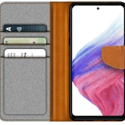 Samsung Galaxy A53 5G - Jeanslook Klapphülle mit Kartenfach