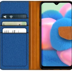 Samsung Galaxy A23 5G - Jeanslook Klapphülle mit Kartenfach