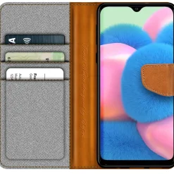 Samsung Galaxy A23 5G - Jeanslook Klapphülle mit Kartenfach
