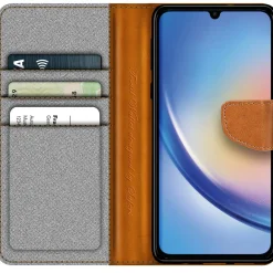 Samsung Galaxy A54 5G - Jeanslook Klapphülle mit Kartenfach