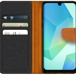 Samsung Galaxy A26 5G - Jeanslook Klapphülle mit Kartenfach