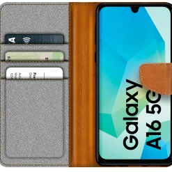 Samsung Galaxy A16 5G - Jeanslook Klapphülle mit Kartenfach