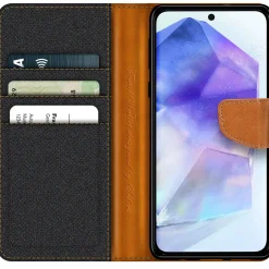 Samsung Galaxy A36 5G - Jeanslook Klapphülle mit Kartenfach